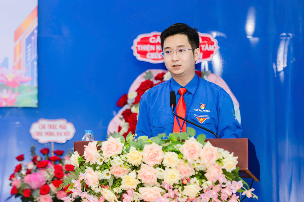 Anh Nguyễn Duy Phúc giữ chức Bí thư Đoàn TNCS Hồ Chí Minh phường An Tịnh