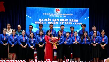 Chị Hồ Tường Vy giữ chức Bí thư Đoàn TNCS Hồ Chí Minh xã Dương Minh Châu