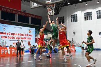 Giải vô địch bóng rổ 5x5 U20 quốc gia năm 2025: Hai đội bóng rổ nam, nữ TP.HCM xuất sắc đoạt giải Nhất