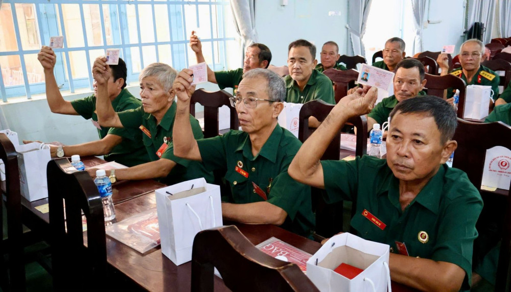 Ông Tô Văn Cảnh giữ chức Chủ tịch Hội Cựu chiến binh xã Truông Mít