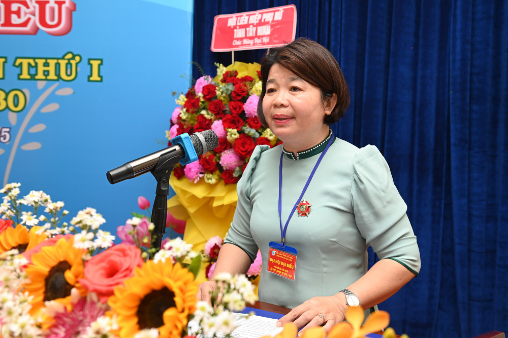 Bà Lê Thị Mỹ Lệ, Phó Chủ tịch Thường trực Ủy ban MTTQ Việt Nam xã Cầu Khởi được chỉ định giữ chức Chủ tịch Hội LHPN xã Cầu Khởi, nhiệm kỳ 2025-2030