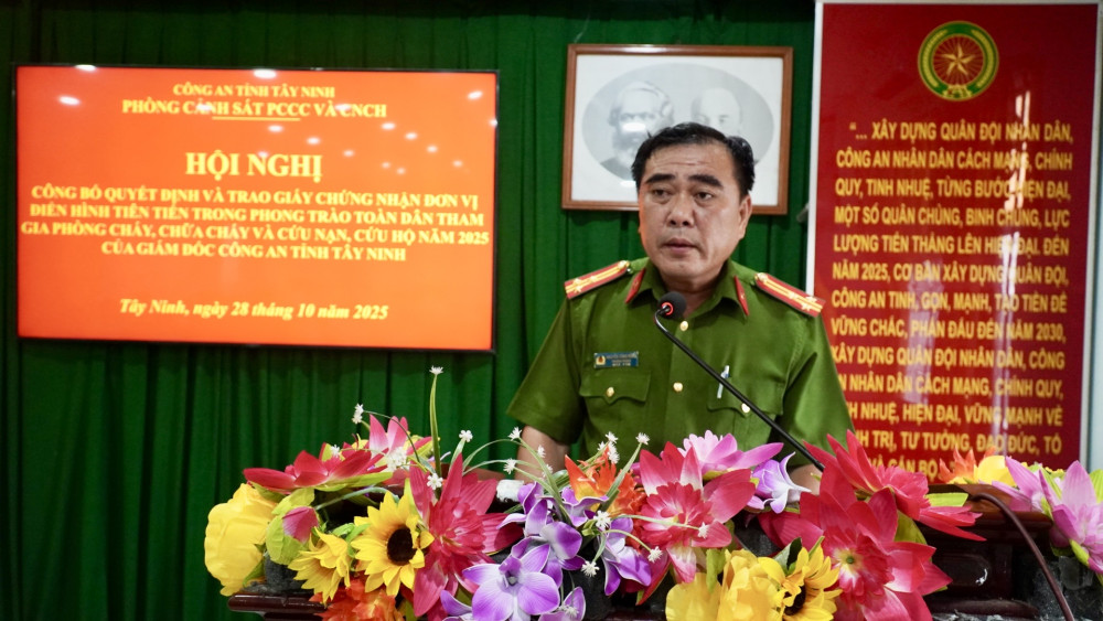 260 đơn vị đạt điển hình tiên tiến trong phong trào toàn dân tham gia phòng cháy, chữa cháy và cứu nạn, cứu hộ năm 2025