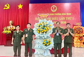 Ông Võ Cao Đỉnh giữ chức Chủ tịch Hội Cựu chiến binh phường Bình Minh