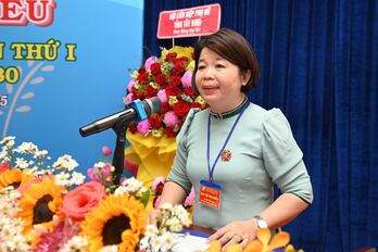 Bà Lê Thị Mỹ Lệ giữ chức Chủ tịch Hội Liên hiệp Phụ nữ xã Cầu Khởi