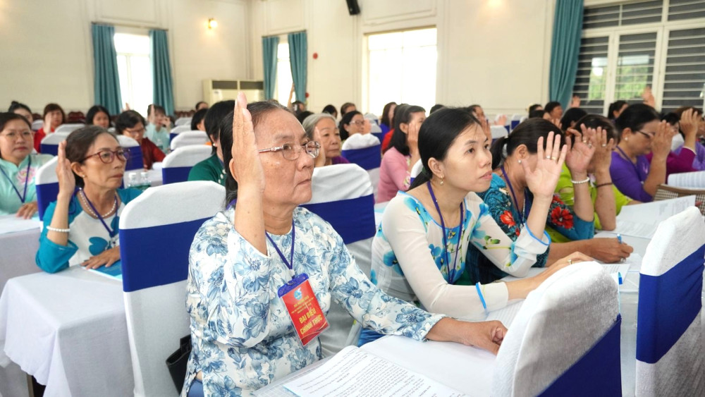 Phụ nữ phường Tân Ninh: 'Đoàn kết, dân chủ, đổi mới, phát triển'