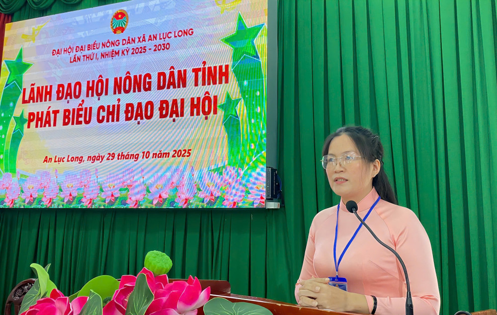 Ông Nguyễn Ngọc Qui giữ chức Chủ tịch Hội Nông dân xã An Lục Long