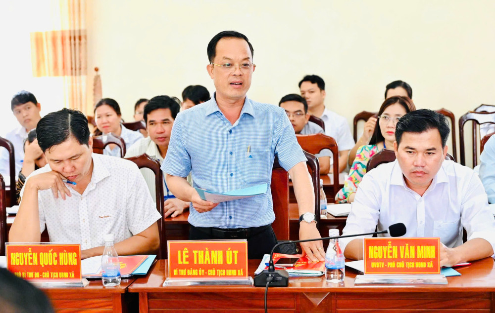 Đoàn kiểm tra công tác cải cách hành chính tỉnh Tây Ninh làm việc tại xã Mỹ Yên