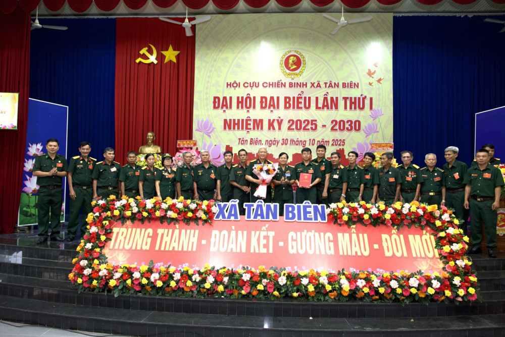 Ông Nguyễn Thành Trung giữ chức Chủ tịch Hội Cựu chiến binh xã Tân Biên