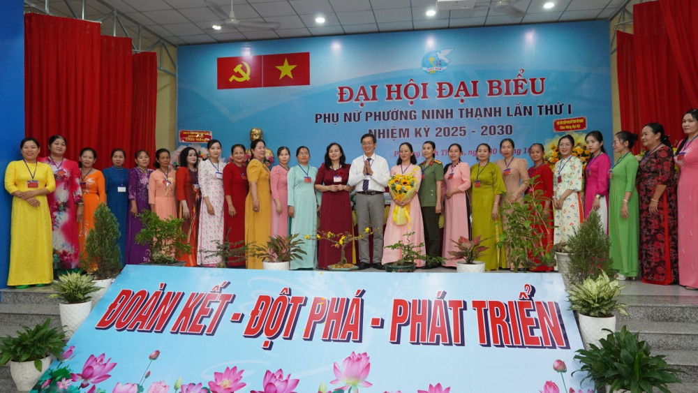 Bà Huỳnh Hồng Thu giữ chức Chủ tịch Hội Liên hiệp Phụ nữ phường Ninh Thạnh