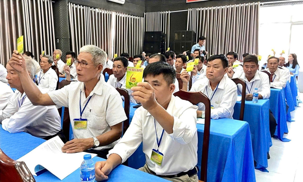 Ông Đỗ Văn Tèo giữ chức vụ Chủ tịch Hội Nông dân xã Hưng Điền