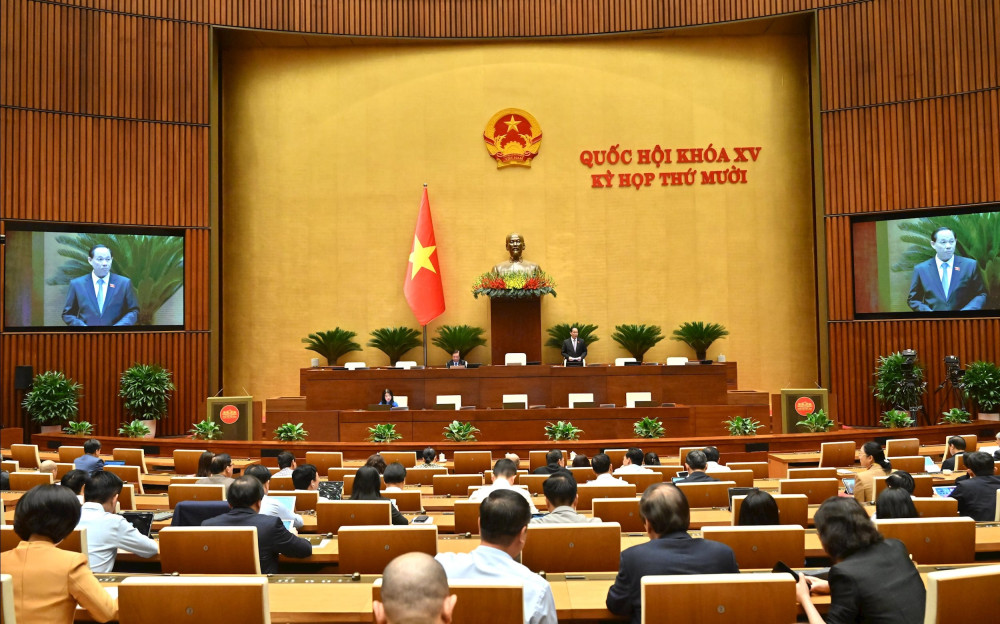 Quốc hội thảo luận về dự án Luật Điều ước quốc tế, Luật Công nghiệp quốc phòng, an ninh và động viên công nghiệp