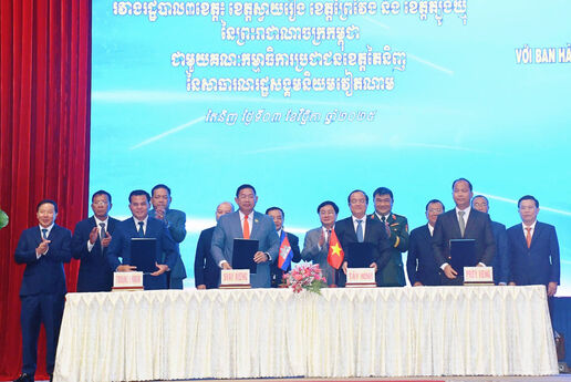 Tây Ninh ký kết thoả thuận hợp tác với 3 tỉnh biên giới Campuchia