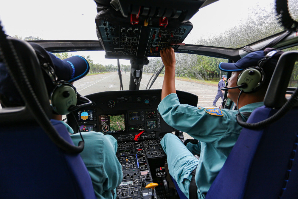 Trực thăng huấn luyện chuẩn bị diễn tập Quân y Việt Nam – Campuchia năm 2025