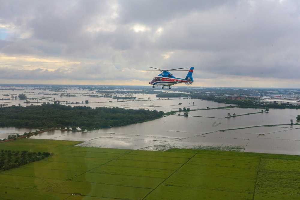Trực thăng huấn luyện chuẩn bị diễn tập Quân y Việt Nam – Campuchia năm 2025