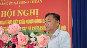 Xã Hưng Thuận: Người dân quan tâm vấn đề kết cấu hạ tầng giao thông
