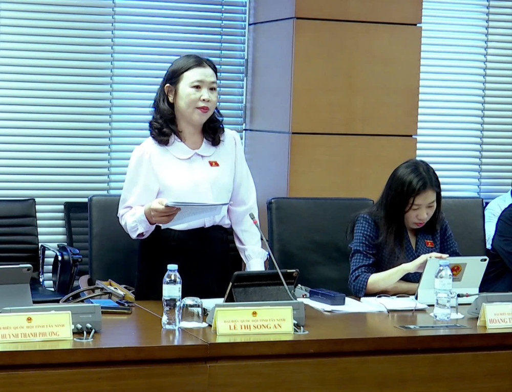 Đoàn đại biểu Quốc hội tỉnh Tây Ninh góp ý dự án Luật về chuyển đổi số, công nghệ cao và chuyển giao công nghệ