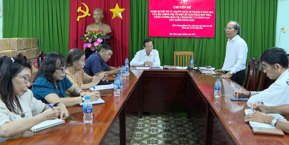 Liên hiệp các Hội Khoa học và Kỹ thuật tỉnh góp ý Văn kiện Đại hội đại biểu toàn quốc lần thứ XIV của Đảng