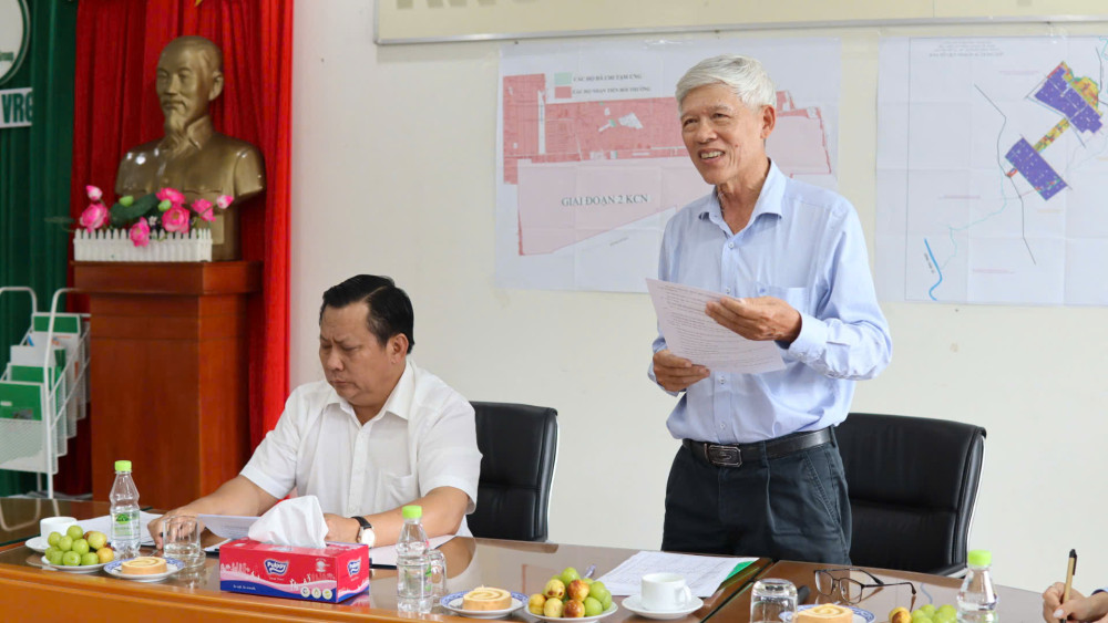 Lãnh đạo UBND tỉnh khảo sát Dự án Khu liên hợp Công nghiệp – Đô thị – Dịch vụ Phước Đông