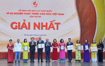 Vinh danh 95 tác phẩm đoạt Giải Báo chí toàn quốc Vì sự nghiệp Phát triển văn hóa Việt Nam lần thứ ba