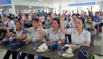 Công đoàn cơ sở Công ty TNHH YP Long An: Đẩy mạnh quan tâm, chăm lo đời sống đoàn viên, người lao động