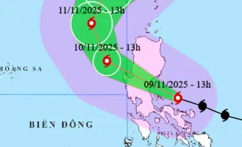 Siêu bão Fung wong đang hướng vào Biển Đông