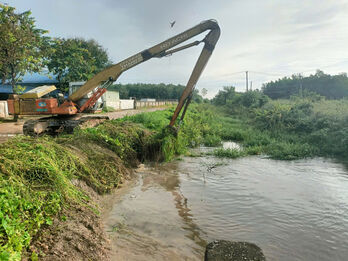 Tân Biên: Nạo vét kênh Tà Xia và Tân Bình, khơi thông dòng chảy