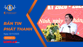 Bản tin phát thanh ngày 10/11/2025