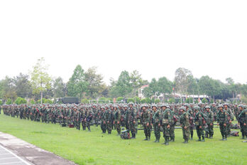 Kiểm tra công tác sẵn sàng chiến đấu, bảo vệ an toàn Chương trình giao lưu hữu nghị quốc phòng biên giới Việt Nam - Campuchia