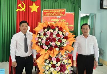 Khu phố 3 tổ chức Ngày hội Đại đoàn kết toàn dân tộc