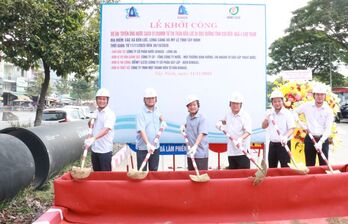 Tây Ninh: Khởi công tuyến ống cấp nước sạch cho các xã vùng hạ