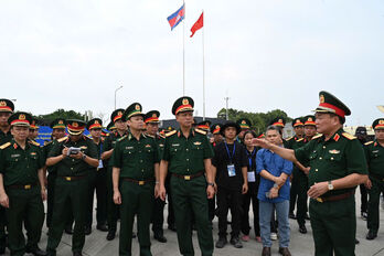 Tổng duyệt Chương trình giao lưu hữu nghị quốc phòng biên giới Việt Nam - Campuchia lần thứ hai, năm 2025