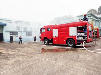 Công an tỉnh Tây Ninh thực tập phương án chữa cháy và cứu nạn, cứu hộ