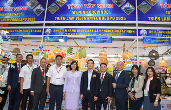 Tay Ninh participates in the Vietnam International Food Industry Exhibition 2025