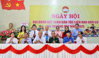 Liên khu dân cư xã Truông Mít tổ chức Ngày hội Đại đoàn kết