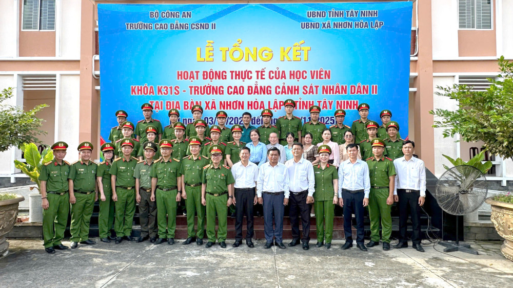 Trường Cao đẳng Cảnh sát nhân dân II: “Đi dân nhớ, ở dân thương”