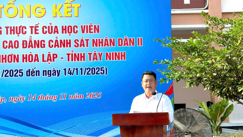 Trường Cao đẳng Cảnh sát nhân dân II: “Đi dân nhớ, ở dân thương”