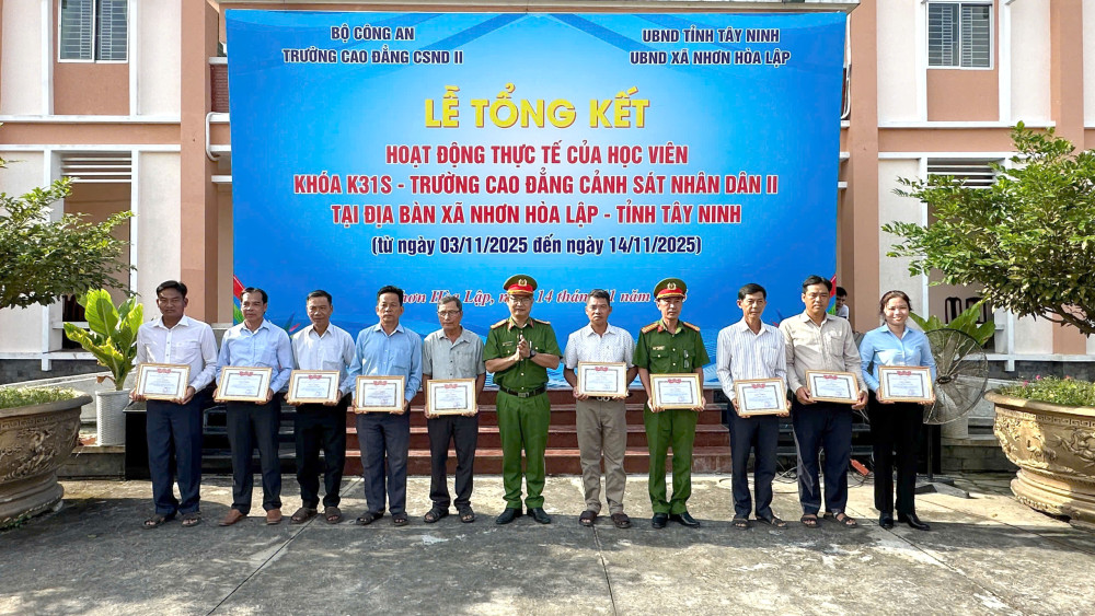 Trường Cao đẳng Cảnh sát nhân dân II: “Đi dân nhớ, ở dân thương”