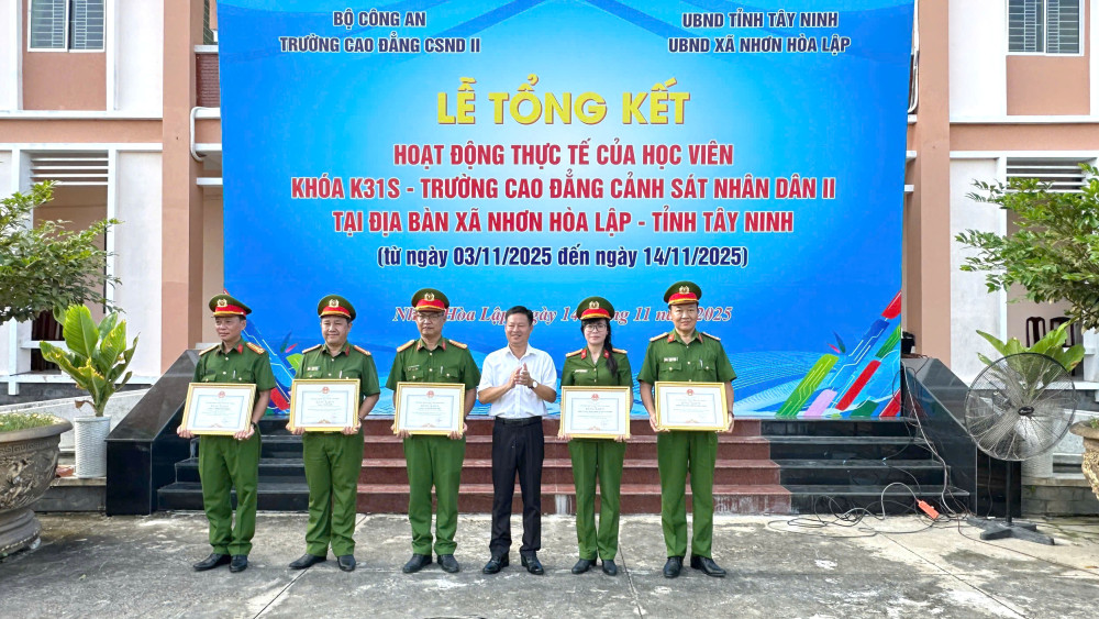 Trường Cao đẳng Cảnh sát nhân dân II: “Đi dân nhớ, ở dân thương”