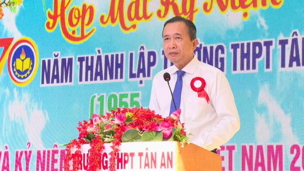 Trường THPT Tân An kỷ niệm 70 năm thành lập