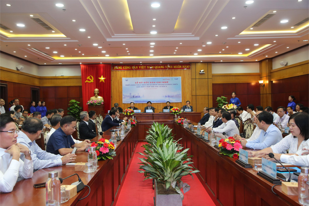 Tay Ninh Provincial People’s Committee and Becamex–VSIP–VRG Consortium sign a memorandum of cooperation