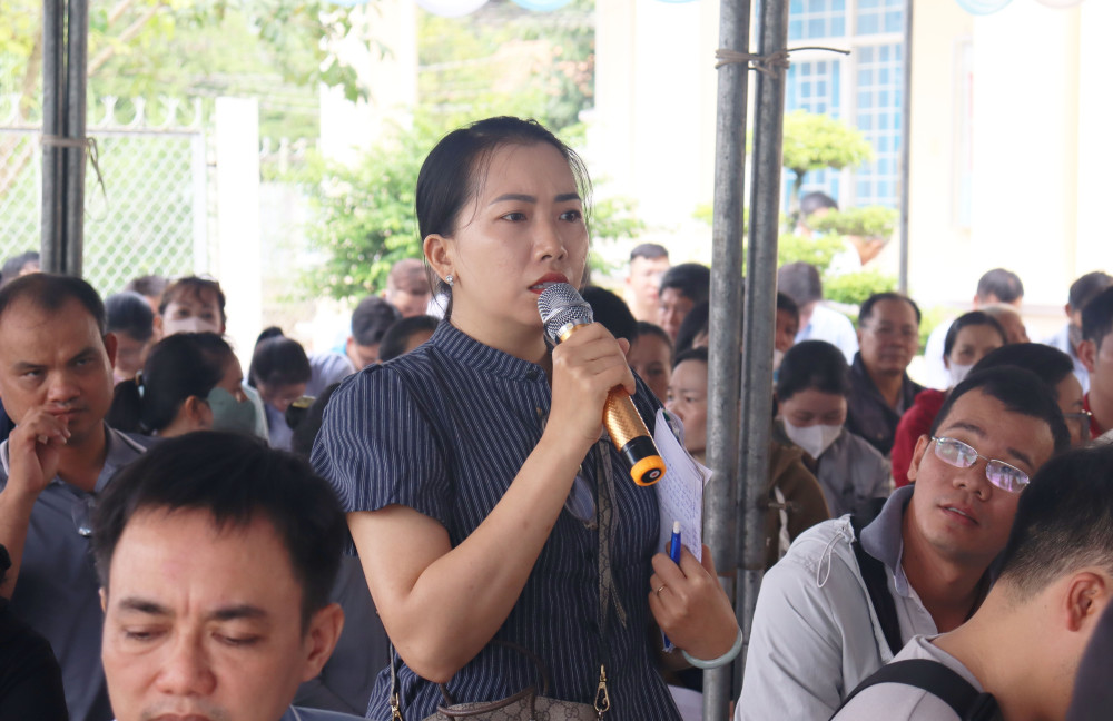 Công bố Quyết định phê duyệt phương án đối với dự án Giải phóng mặt bằng và đầu tư xây dựng Khu tái định cư Đường tỉnh 827E