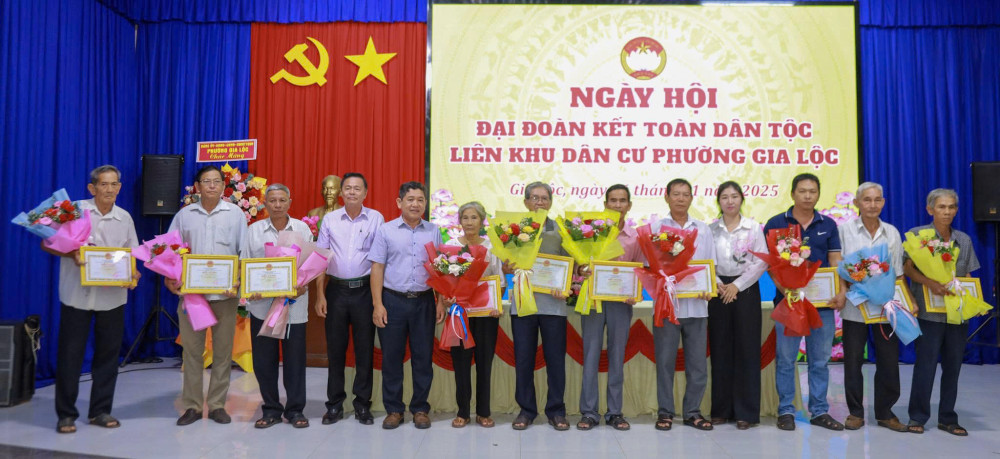 Phường Gia Lộc: Ngày hội Đại đoàn kết – phát huy sức mạnh Nhân dân