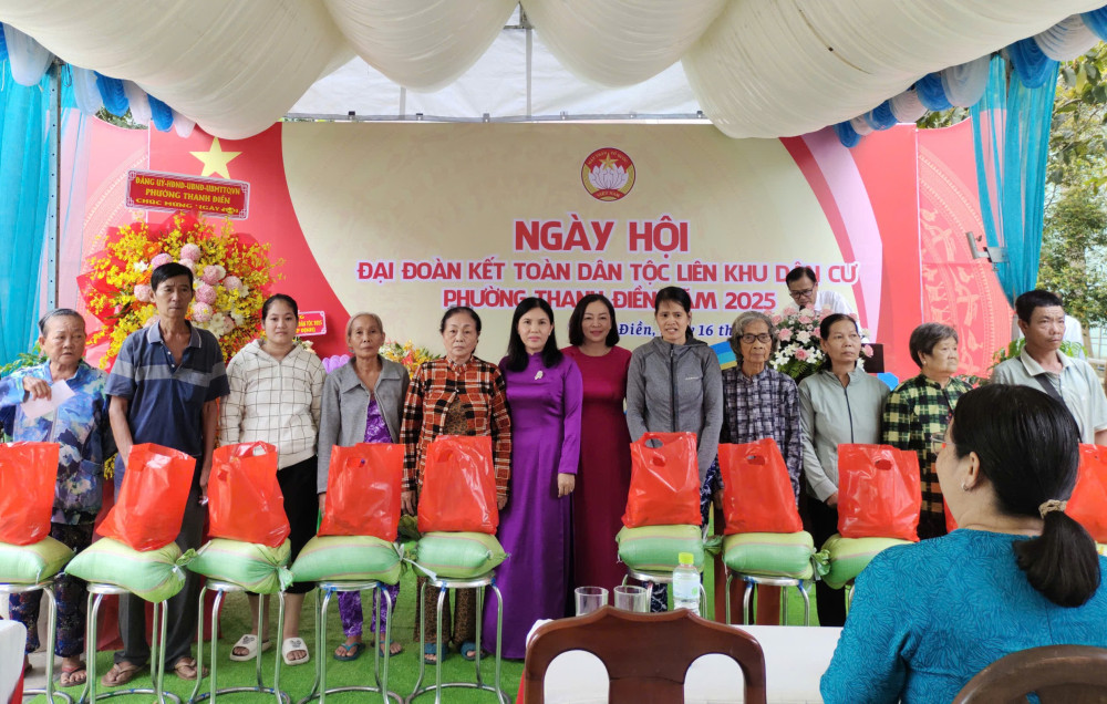 Phường Thanh Điền: Tổ chức Ngày hội Đại đoàn kết toàn dân tộc liên khu dân cư năm 2025