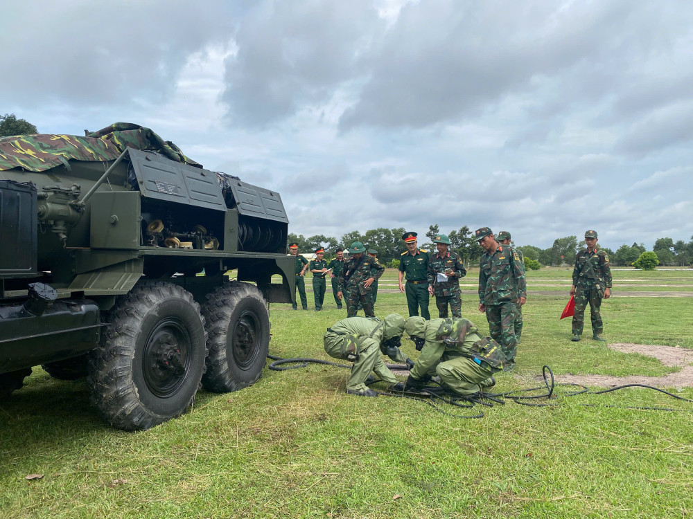 Bản lĩnh của người lính phòng hóa Sư đoàn 5
