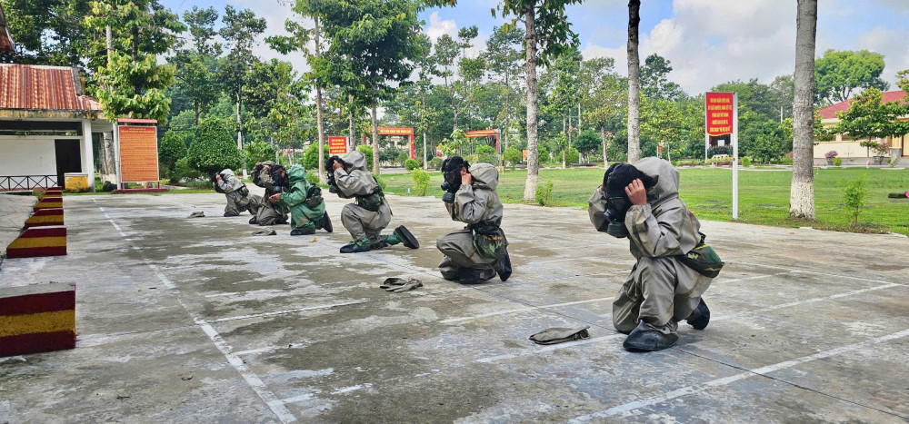 Bản lĩnh của người lính phòng hóa Sư đoàn 5