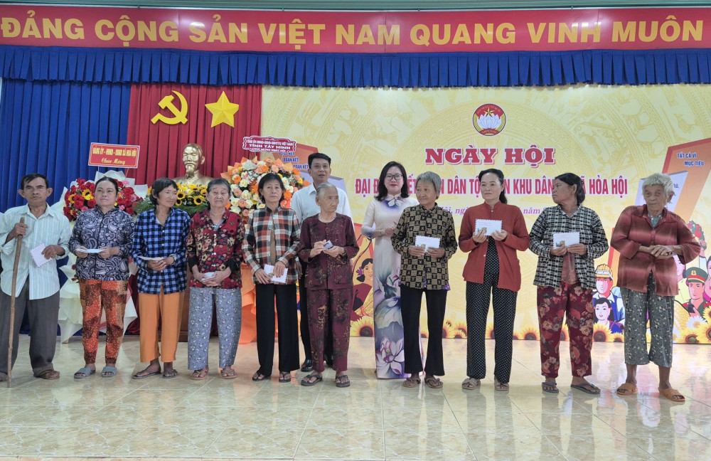 Xã Hòa Hội tổ chức Ngày hội Đại đoàn kết toàn dân tộc liên khu dân cư năm 2025