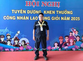 Người thợ cơ khí sáng tạo trong công việc