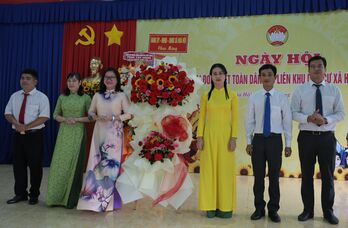 Xã Hòa Hội tổ chức Ngày hội Đại đoàn kết toàn dân tộc liên khu dân cư năm 2025