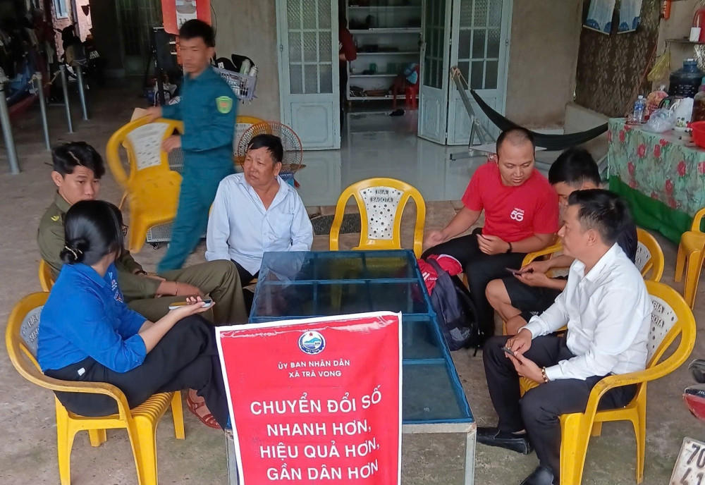 Xã Trà Vong phát động phong trào “Bình dân học vụ số”