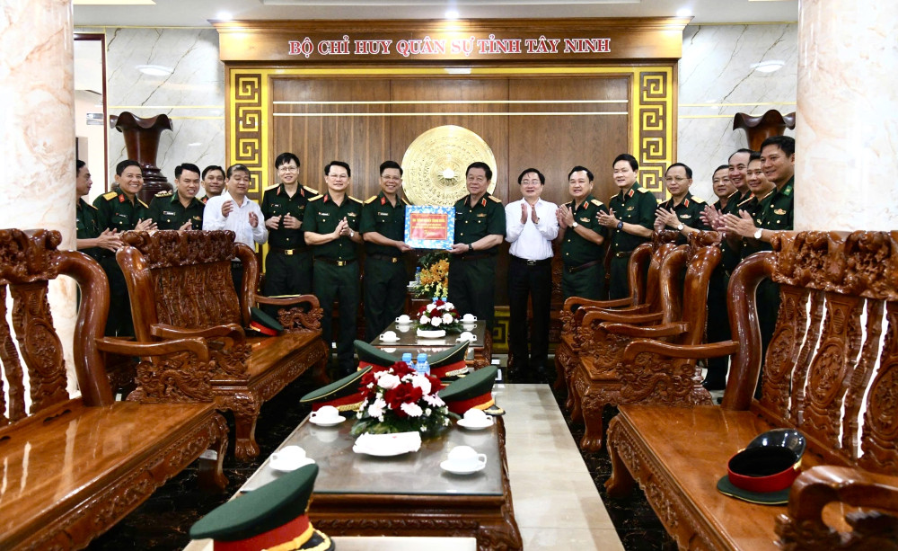 Đại tướng Nguyễn Trọng Nghĩa dự Ngày hội Đại đoàn kết toàn dân tộc tại tỉnh Tây Ninh